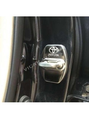Накладки на петли дверных замков с logo Toyota
